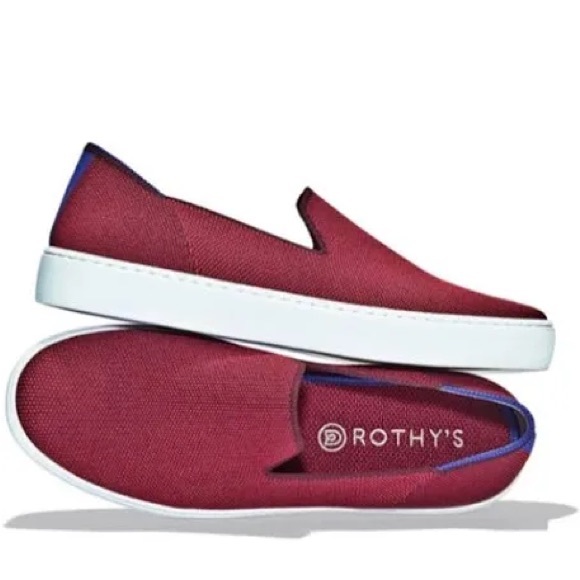 Rothy's Slip On Sneaker Garnet - Picture 9 of 9